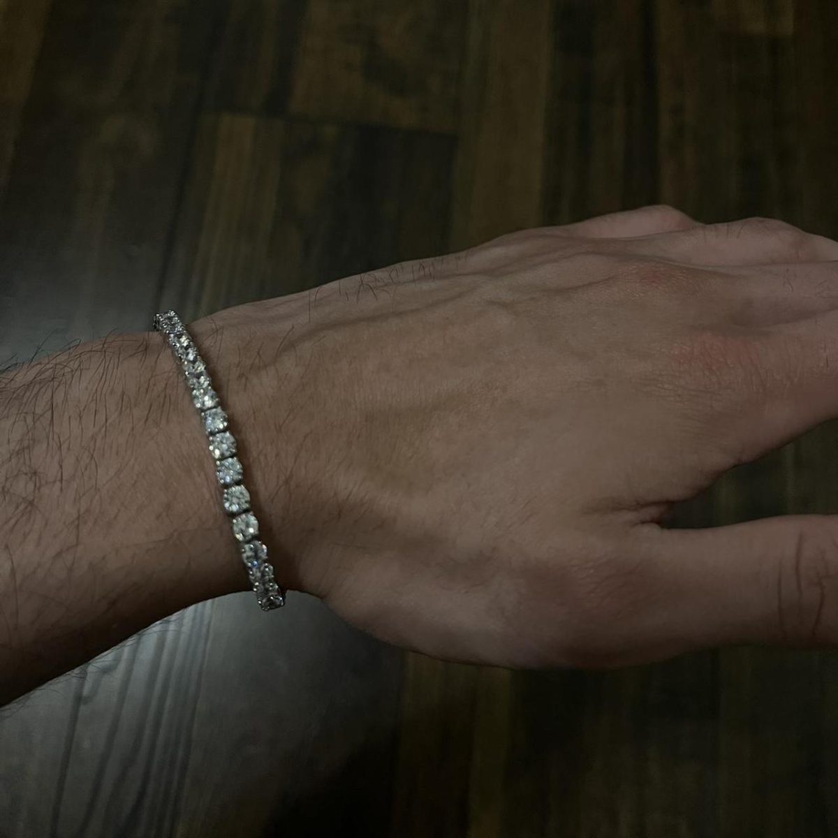 cubic tennis bracelet - Image 1