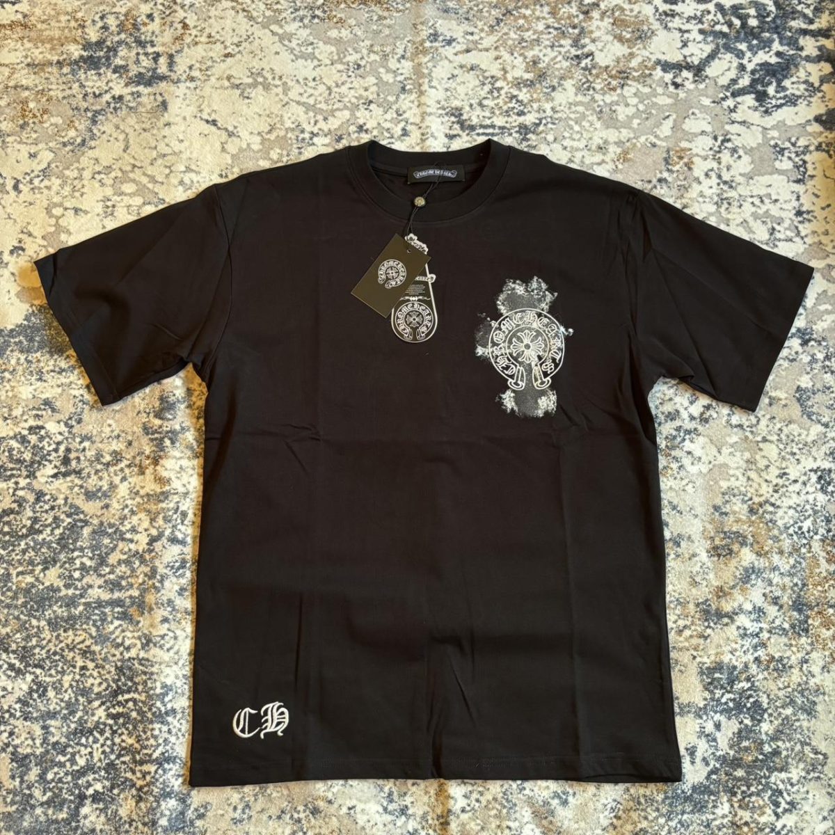 Chrome Hearts Men's Black T-shirt - Image 1