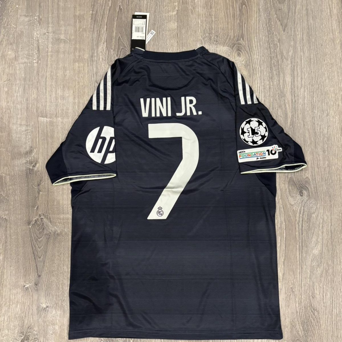 Adidas Men's Navy and Blue Shirt - Image 1