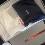 Prada Men's White and Blue Trainers - Image 9